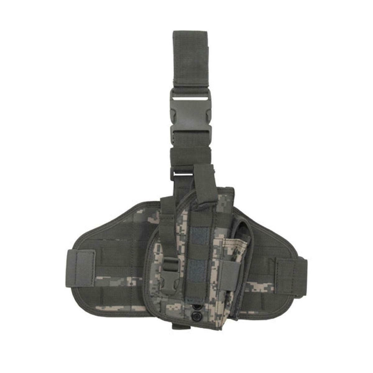Drop Leg Pistol Holster With Molle Leg Panel At Digital