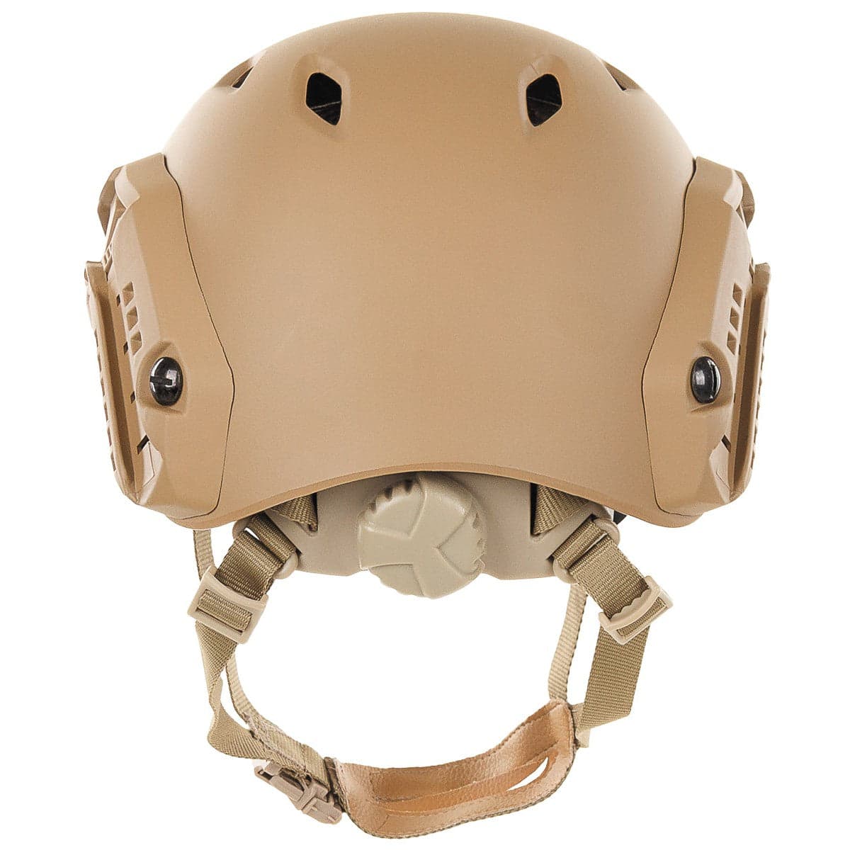 FAST Airsoft Helmet Paratroopers Style Rails Lightweight ABS Coyote — image 3