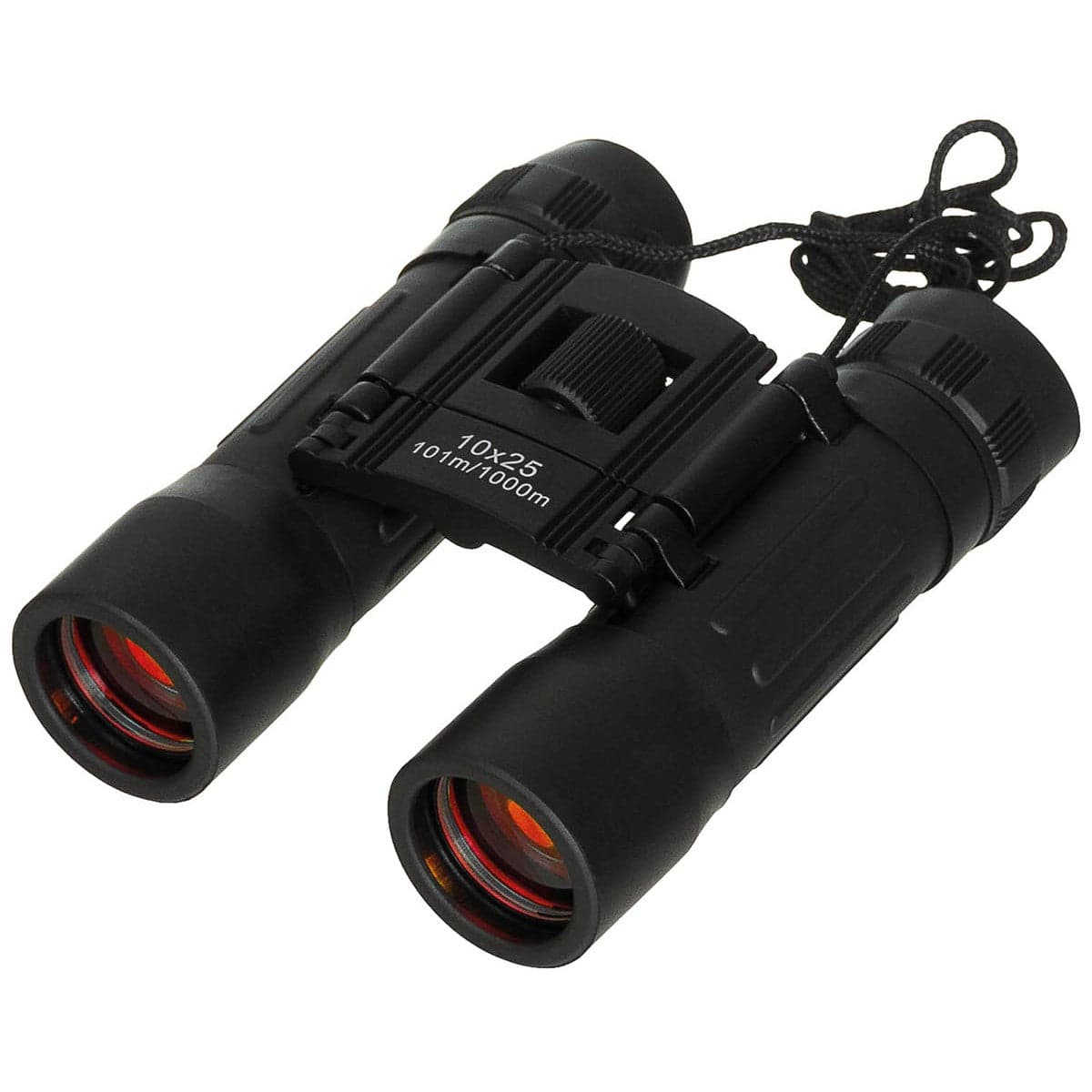 Foldable Binocular 10x25 Woodland Ruby Lens