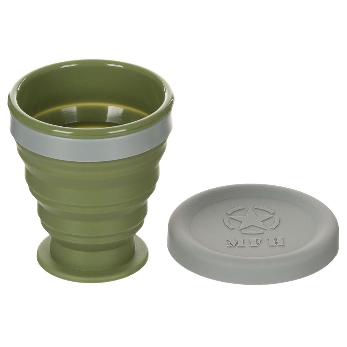 Folding Cup With Lid Silicone 200ml — image 2