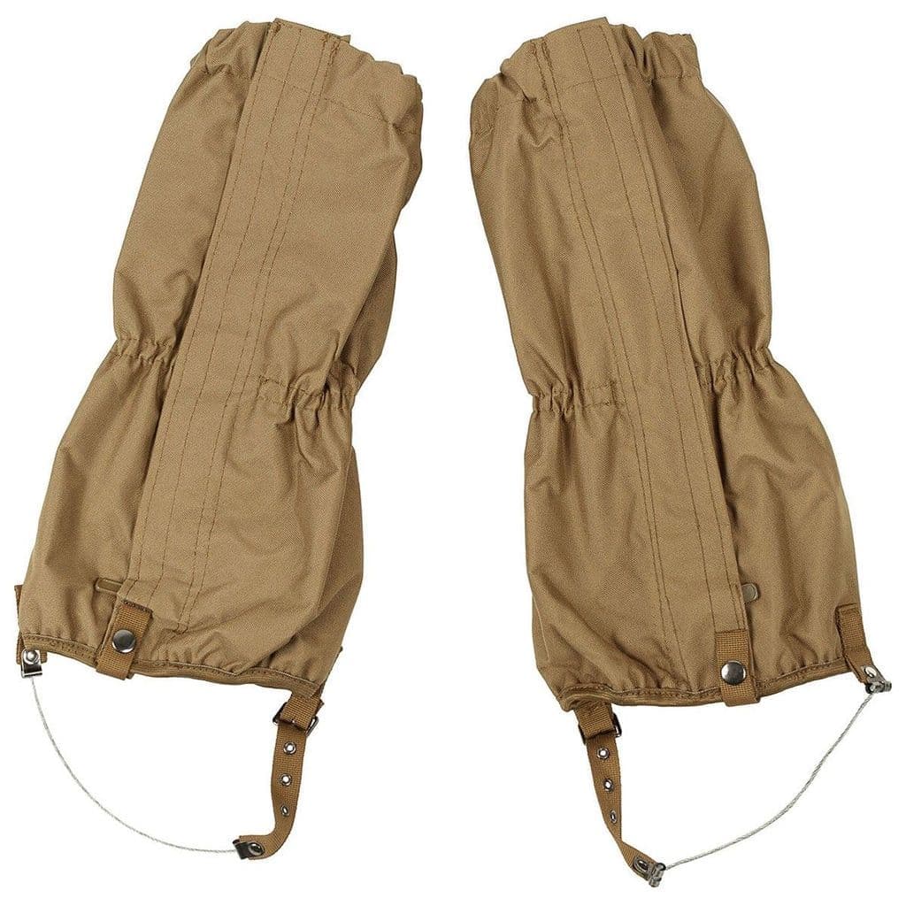 Leg Gaiters Coyote Wire Rope