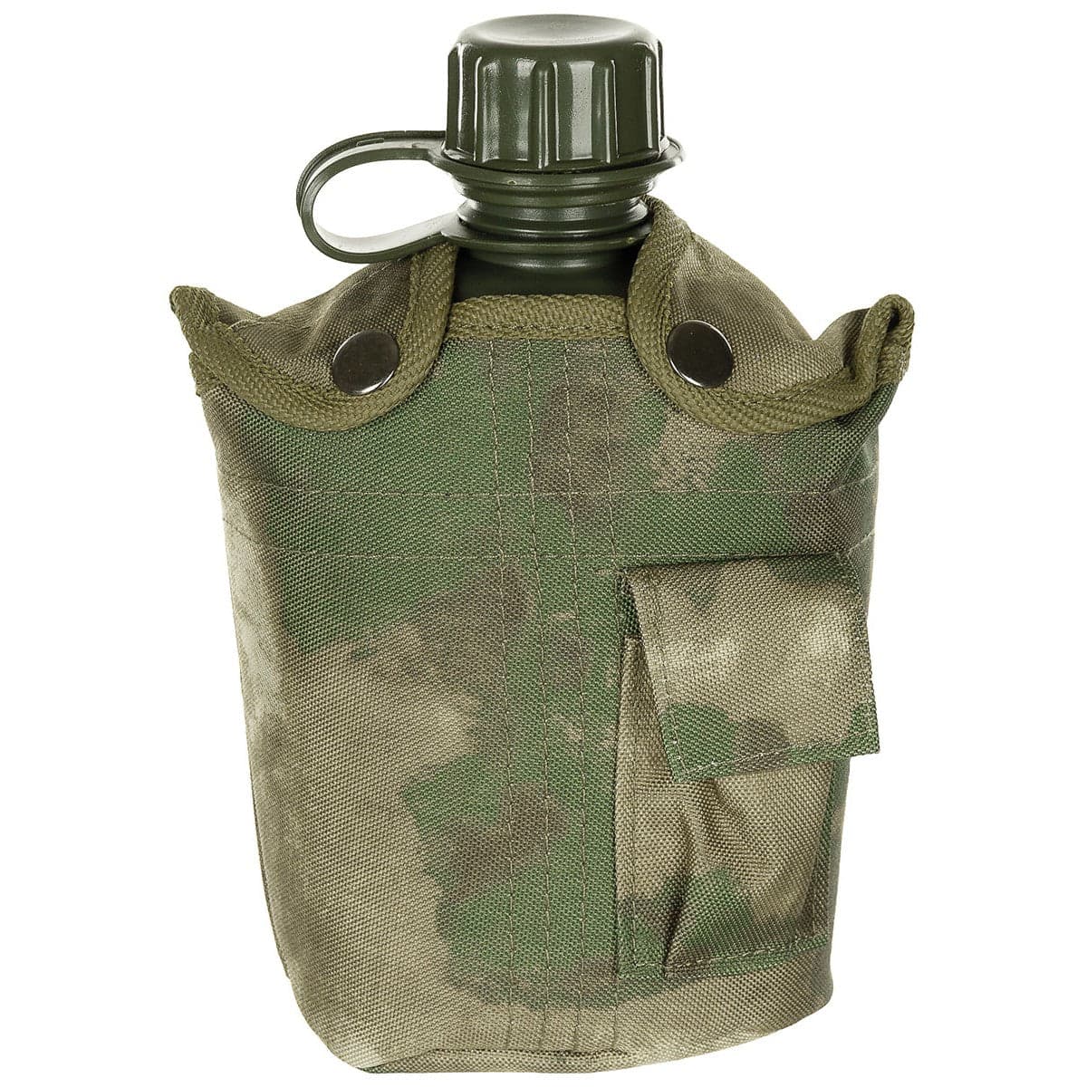 Max Plastic Water Bottle Canteen 1ltr HDT FG Camo