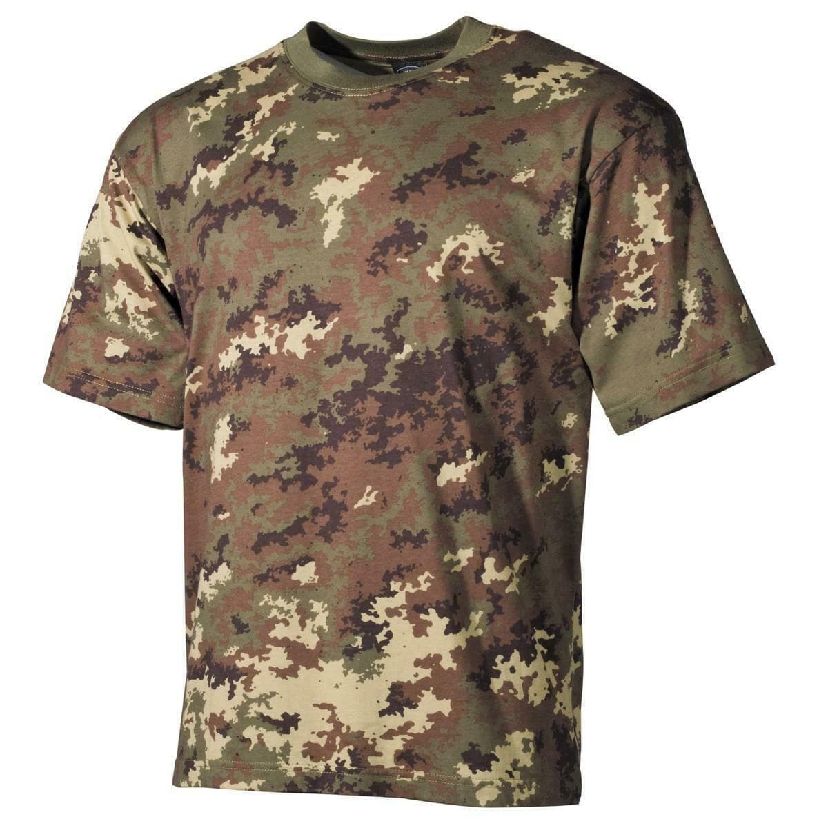 Mens Army T-Shirt Vegetato Camo