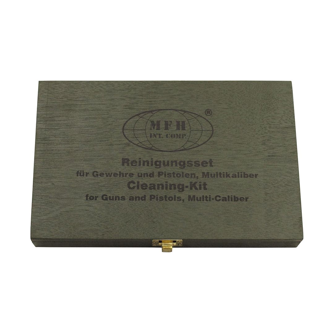 Pistol Gun Cleaning Kit Multi Calibre in Wooden Box — image 2