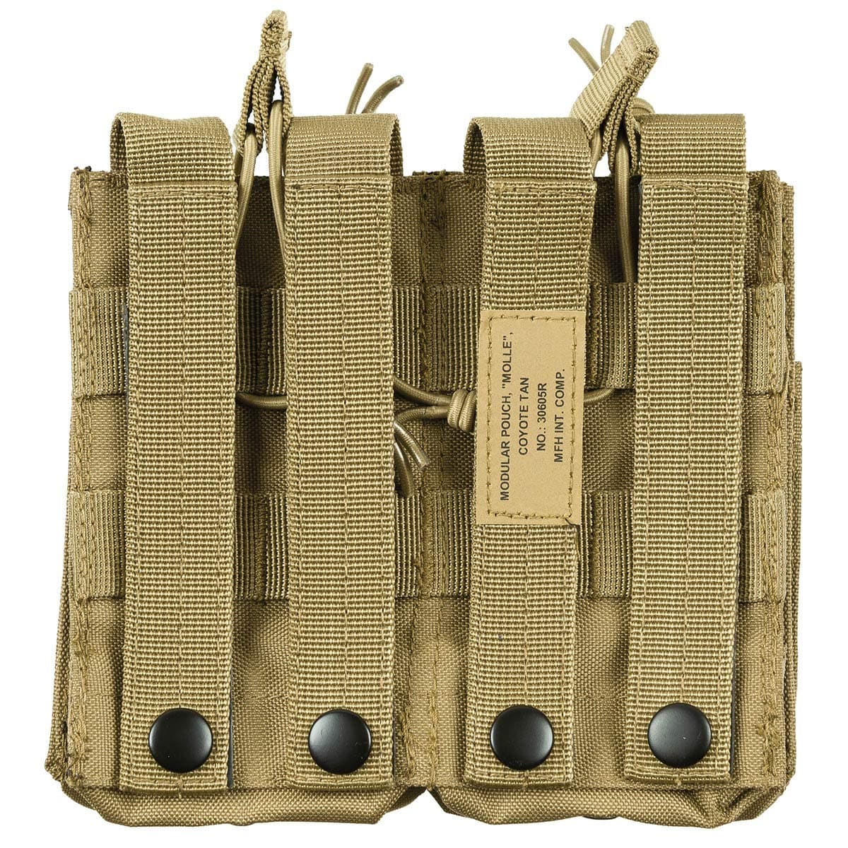 Quad Airsoft Magazine Pouch Molle Coyote — image 2