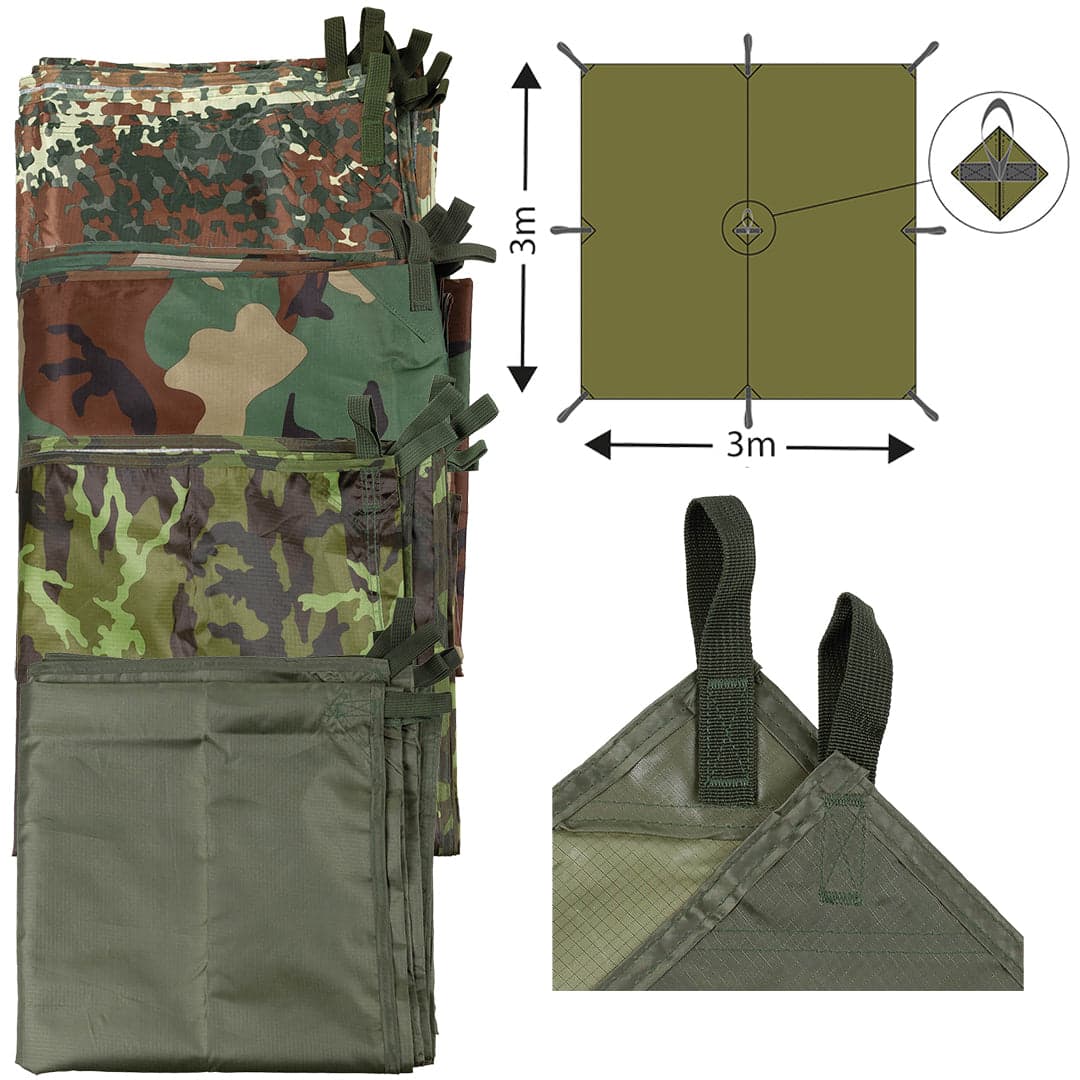 Tarp Extreme Tarpaulin Shelter 3X3 Metre