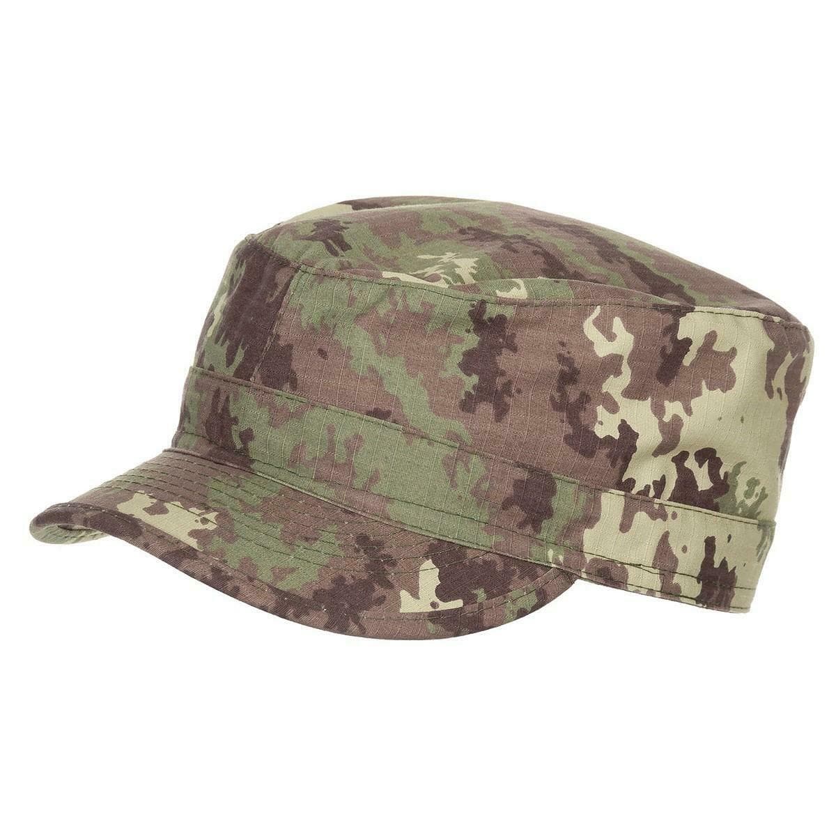 US Army Field Cap Hat Rip Stop Vegetato Camo