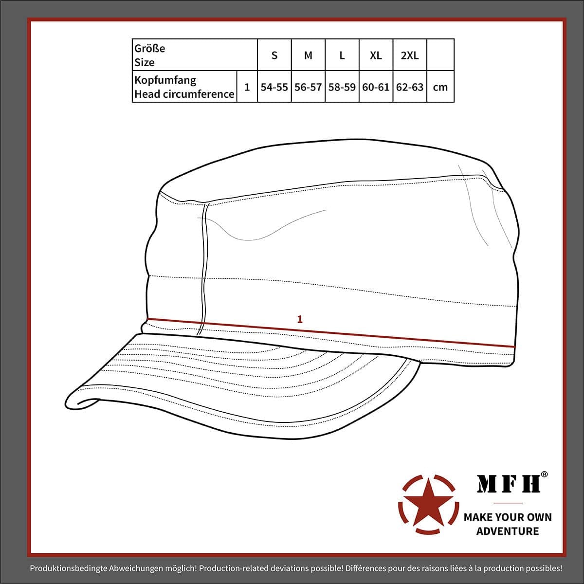US Army Style Combat Field Cap HDT Everglade — image 3