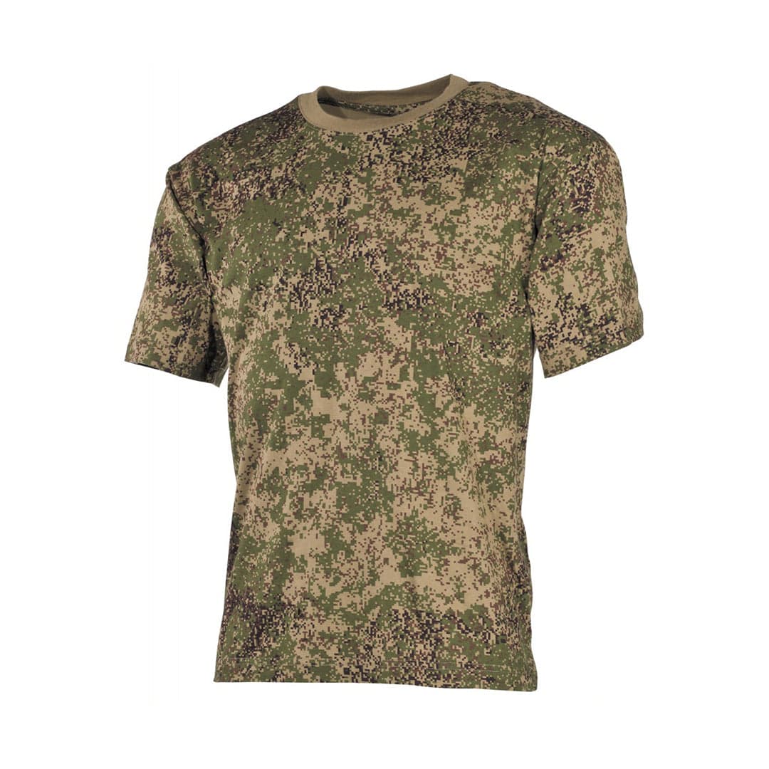 US Mens T-Shirt Short-Sleeved Digi Flora Camo