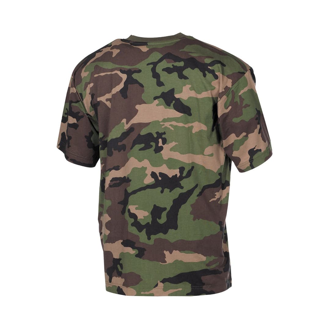 US Mens T-Shirt Short-Sleeved SK Woodland Camo — image 2