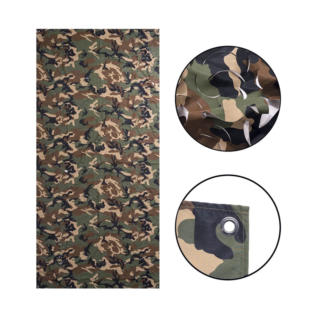 1.5m x 3m Laser Cut Camouflage Hide Net Woodland Camo — image 2