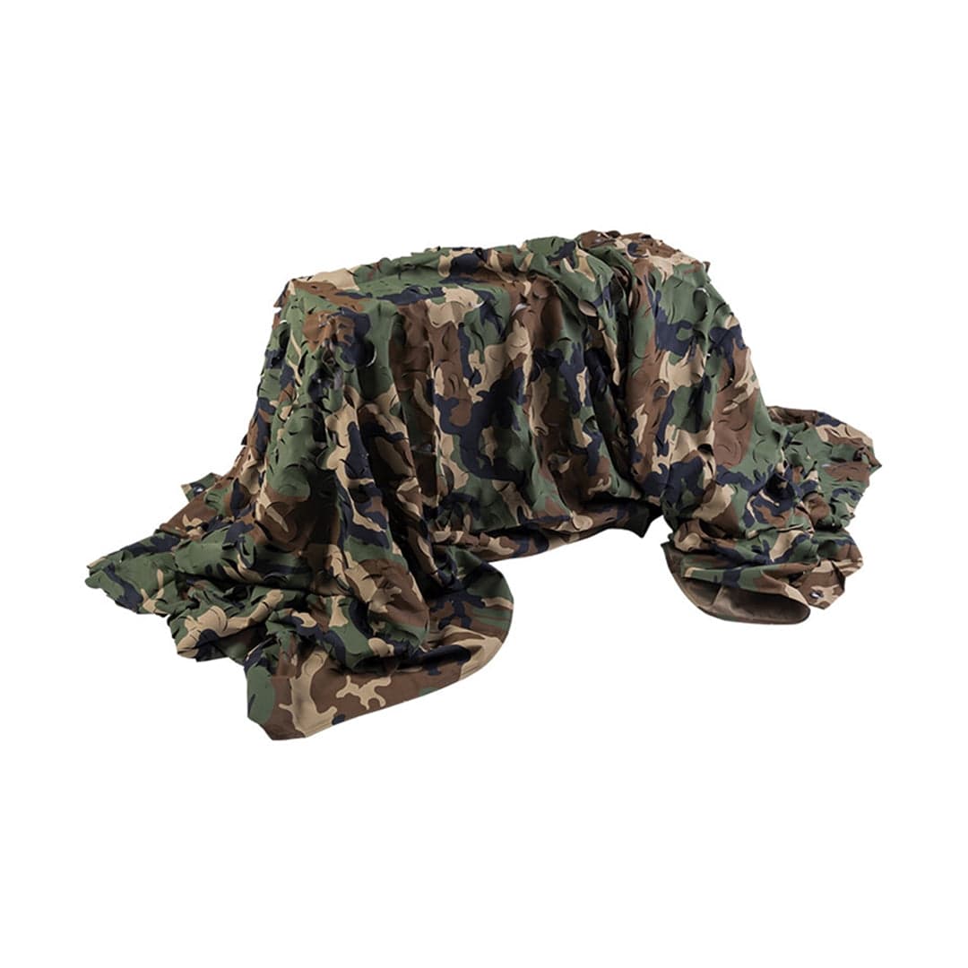 1.5m x 3m Laser Cut Camouflage Hide Net Woodland Camo