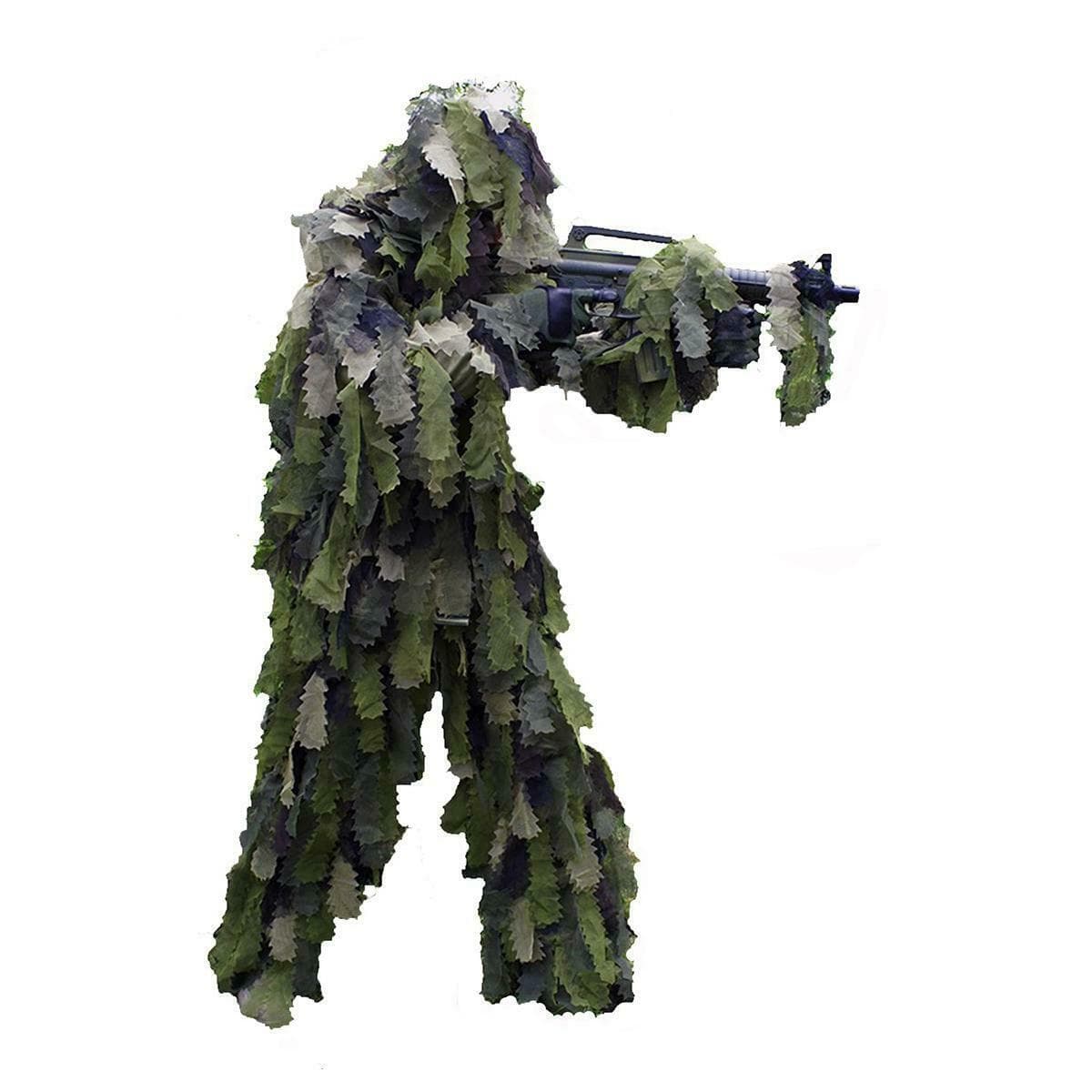 3D Leaf Woodland Camo Ghillie Suit