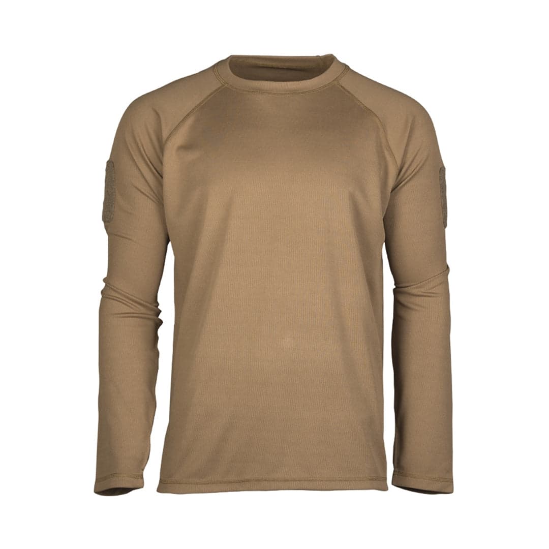 Quick Dry Longsleeve T-Shirt Dark Coyote