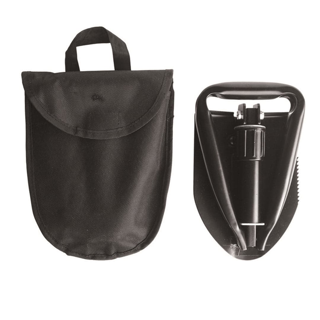 Small Trifold Folding Shovel With Pouch — image 2