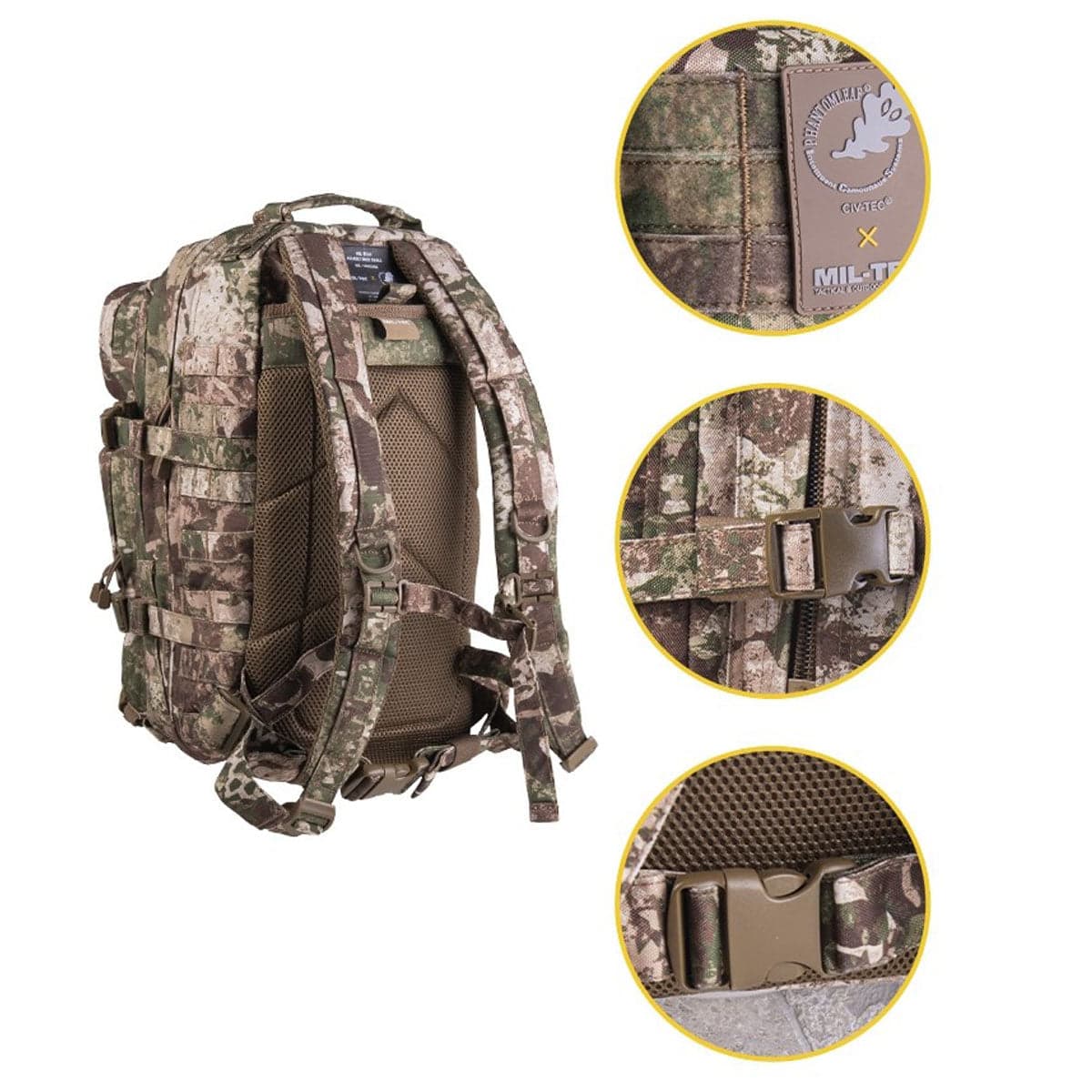 US Assault Back Pack Small Phantom Leaf CIV-TEC WASP I Z2 Camo — image 2