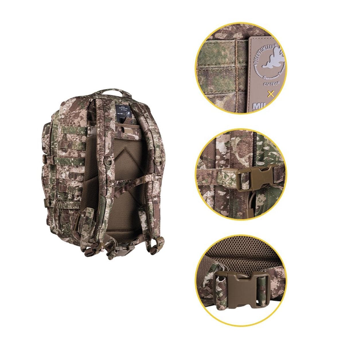 US Assault Pack Large Phantom Leaf CIV-TEC WASP I Z2 Camo — image 2
