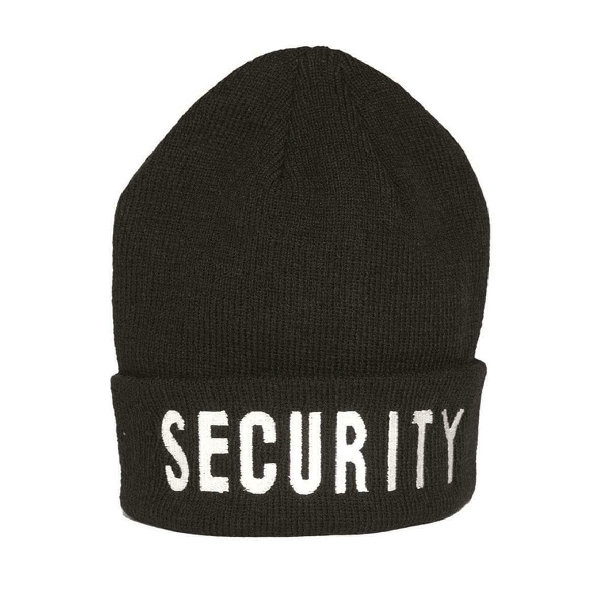 Watch Cap Bob Hat With Security Logo