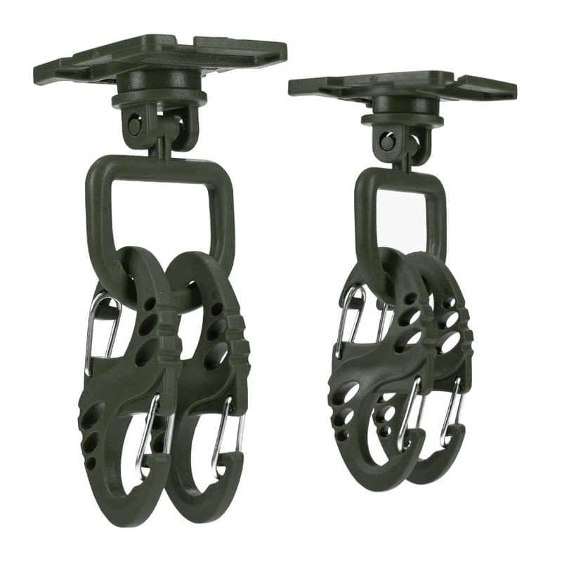 2X KIT MOSCHETTONI S-HOOK PER MOLLE – COYOTE – MIL-TEC — image 3