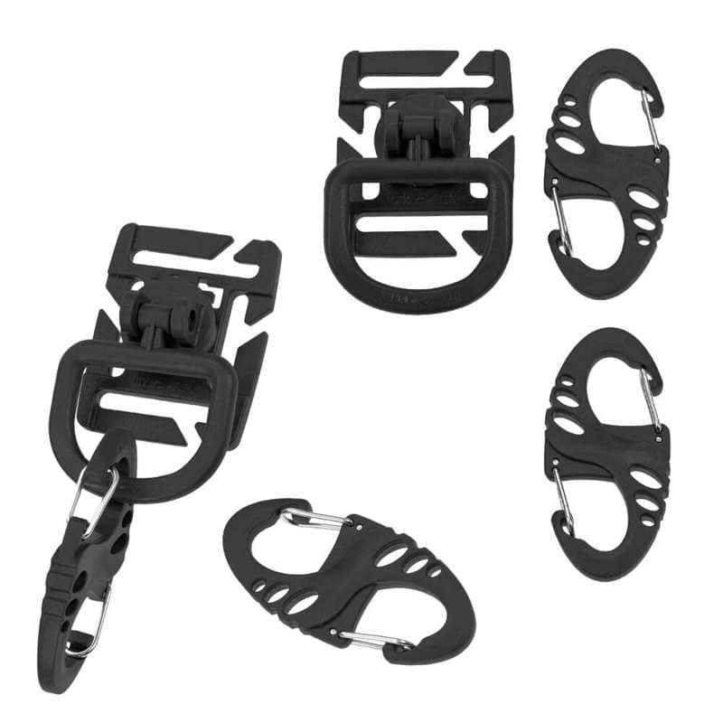 2X KIT MOSCHETTONI S-HOOK PER MOLLE – MIL-TEC — image 2