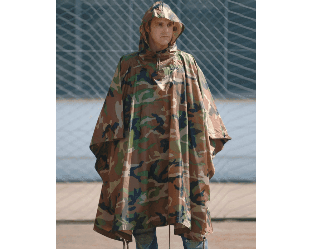 IMPERMEABILE RIPSTOP – WOODLAND