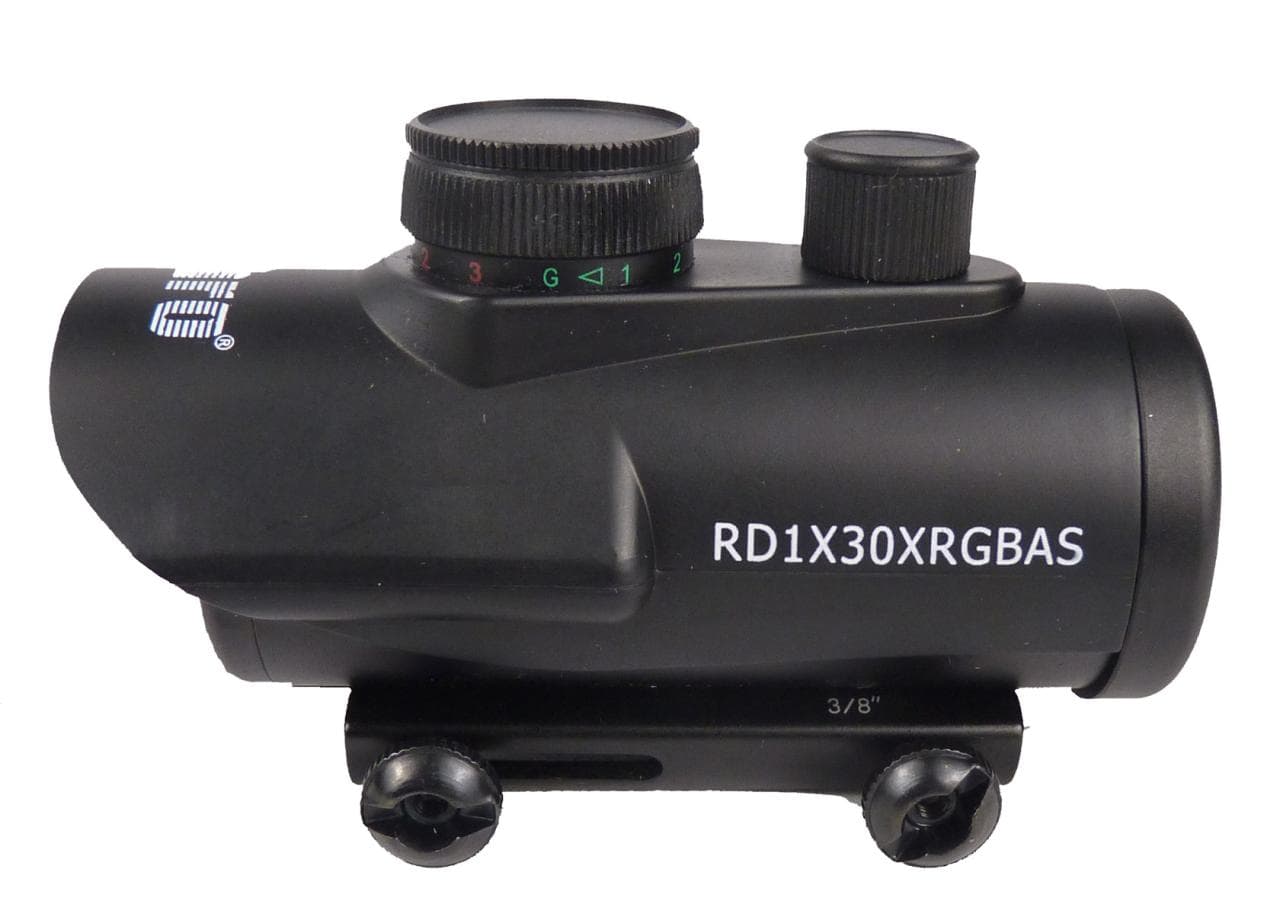 30mm Military Red//Blue Dot Polymer Scope