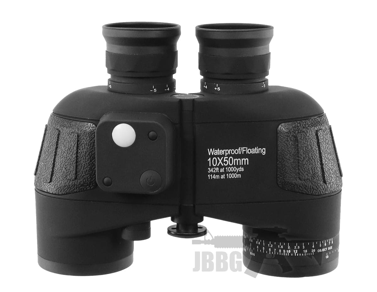 10×50 HD Marine Binoculars Zoom Compass Waterproof Binoculars