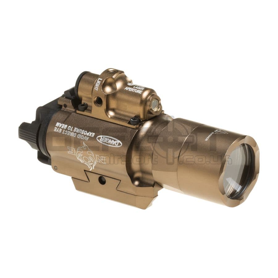 X400U Rail Mount Flashlight With Red Laser