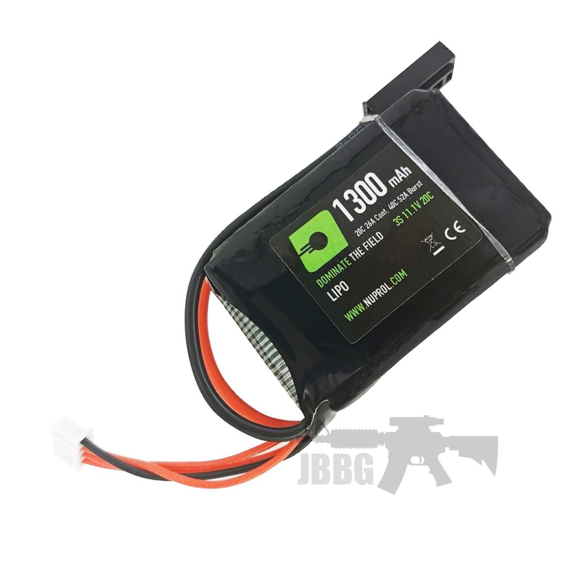 Power 1300MAH 11.1V 20C PEQ Micro Lipo Battery