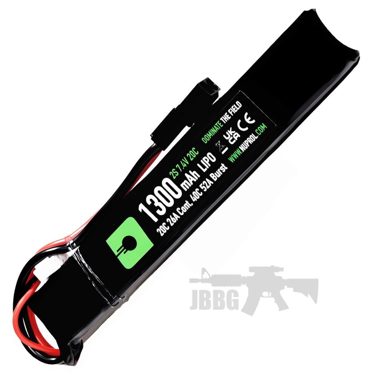 Power LiPo Battery 1300mAh 7.4v 20c STK/Small Tamiya — image 2