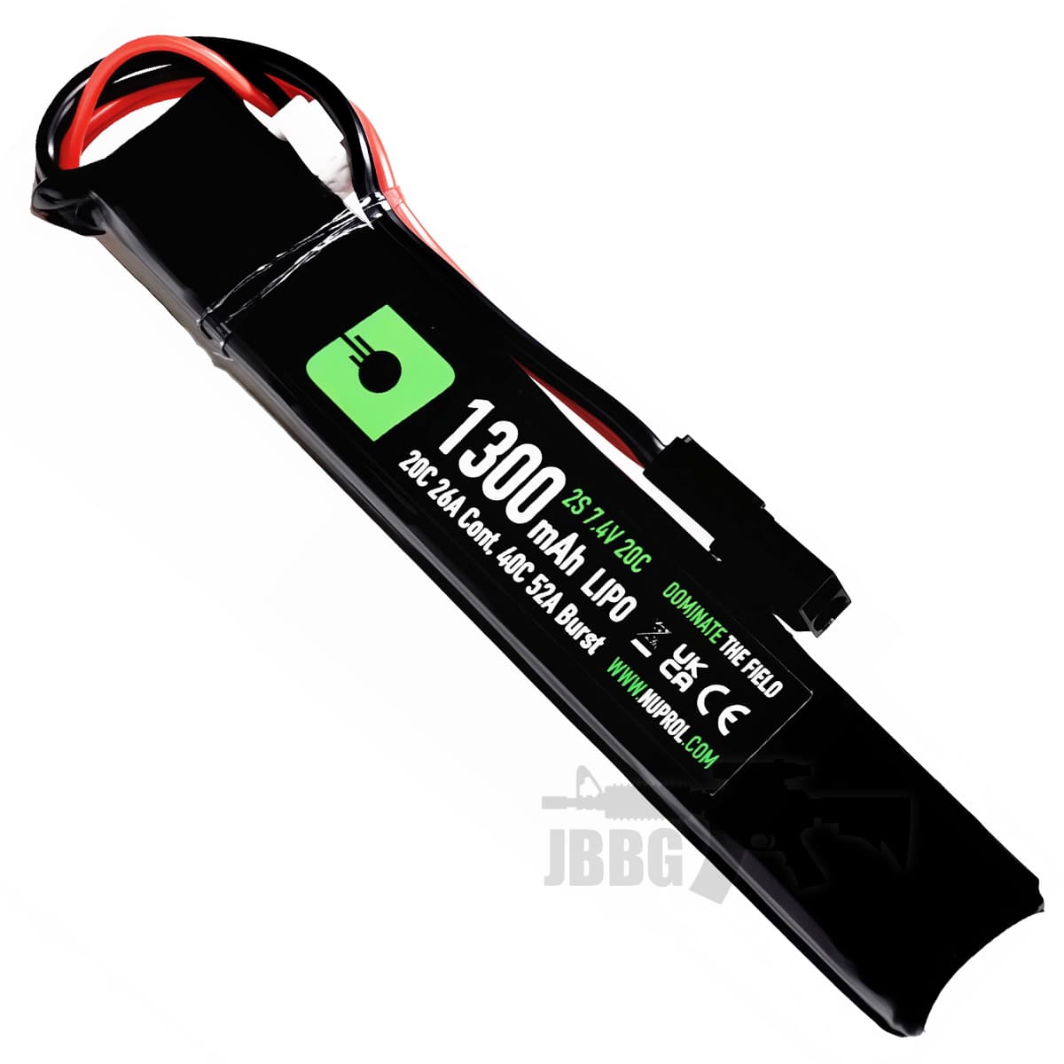 Power LiPo Battery 1300mAh 7.4v 20c STK/Small Tamiya