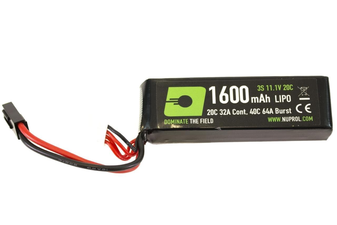 11.1V 1600mAh LiPo Stick Battery