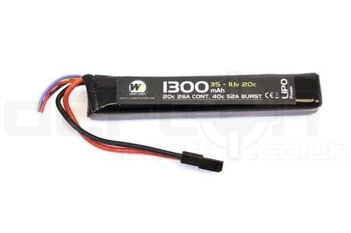 1300mah 11.1v 20c Lipo Stick Type