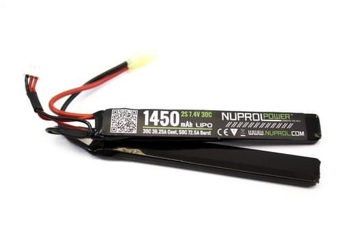 1450 mAh 7.4v 25c Nunchuck LiPo Battery Pack