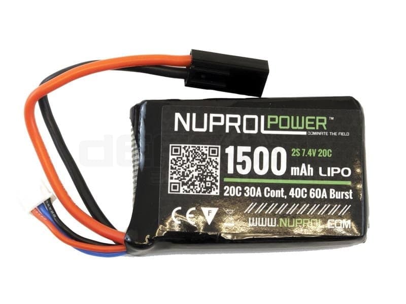 1500mah 7.4v 20c PEQ Micro Lipo
