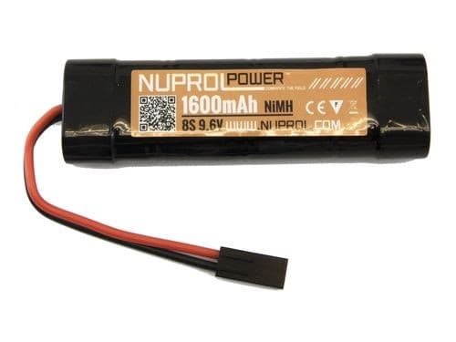 1600 mAh 9.6v Ni-MH Mini Battery Pack