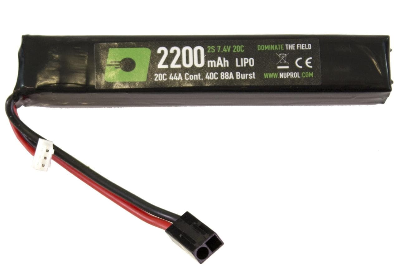 2200 mAh 7.4v LiPo Stick