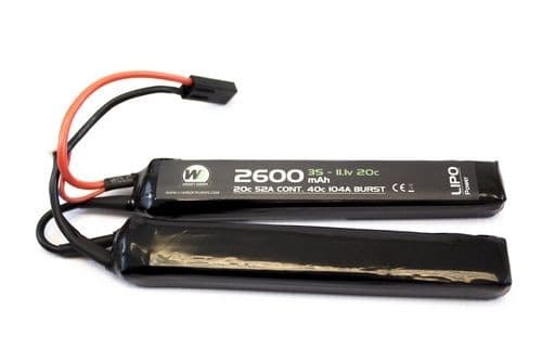 2600 mAh 7.4v LiPo Nunchuck