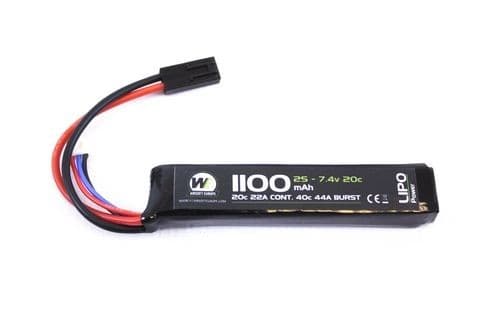 7.4V 1100mAh LiPo Stick Battery