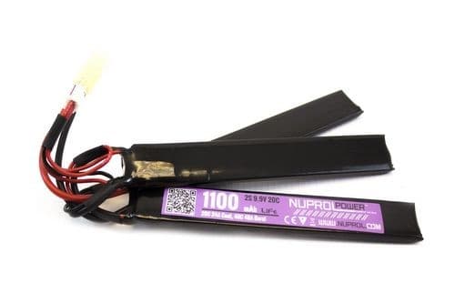 9.9V 1100mAh LiFe Nunchuck Battery