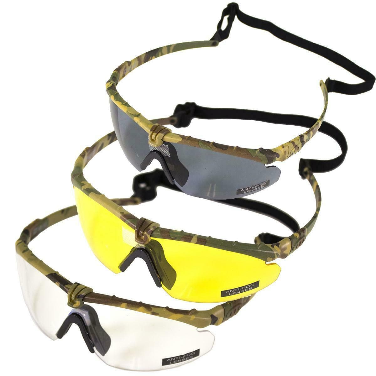 Battle Pro Safety Glasses Camo Frame