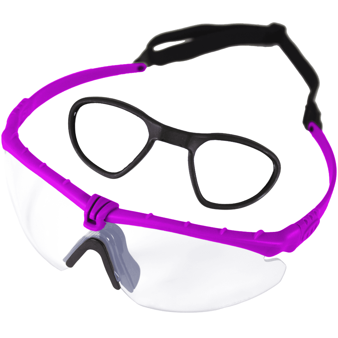Battle Pro’s Protective Eyewear (No Insert) (Clear-Blue)