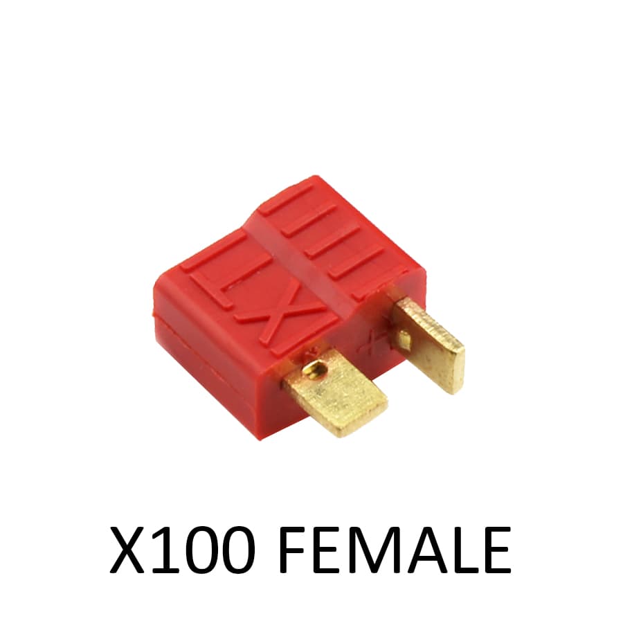 Deans T-Connector Pack (F-100pcs)