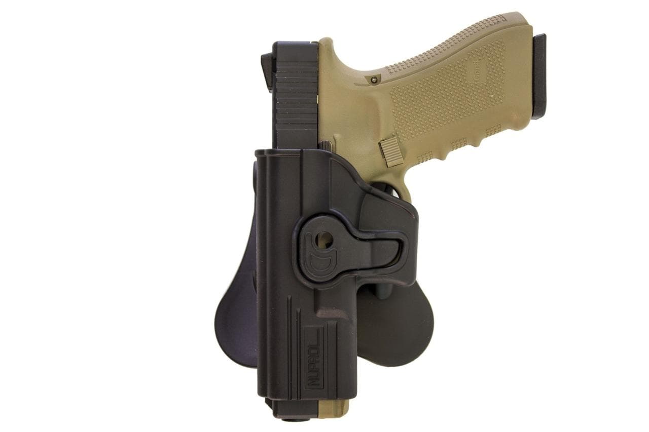 EU Glock Left Handed Airsoft Paddle Holster