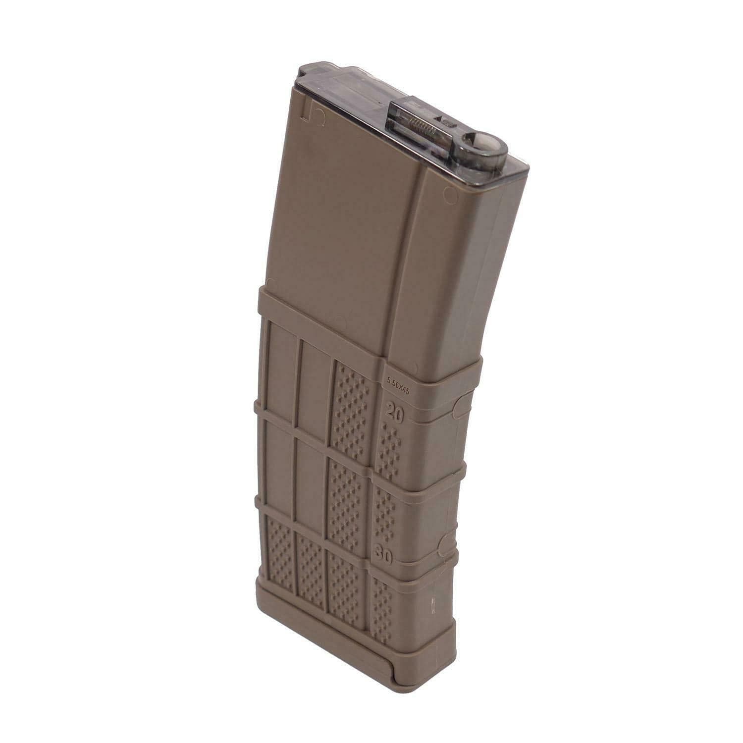 L-Magazine Mid-Cap Mag 130rd Dark Earth 6mmm bb's