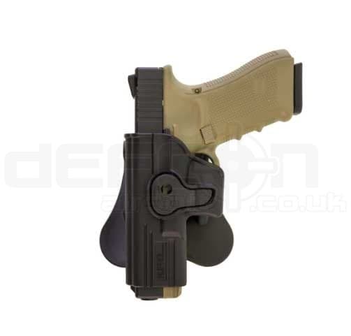 Left Handed EU G-Series Pistol Retention Paddle Holster