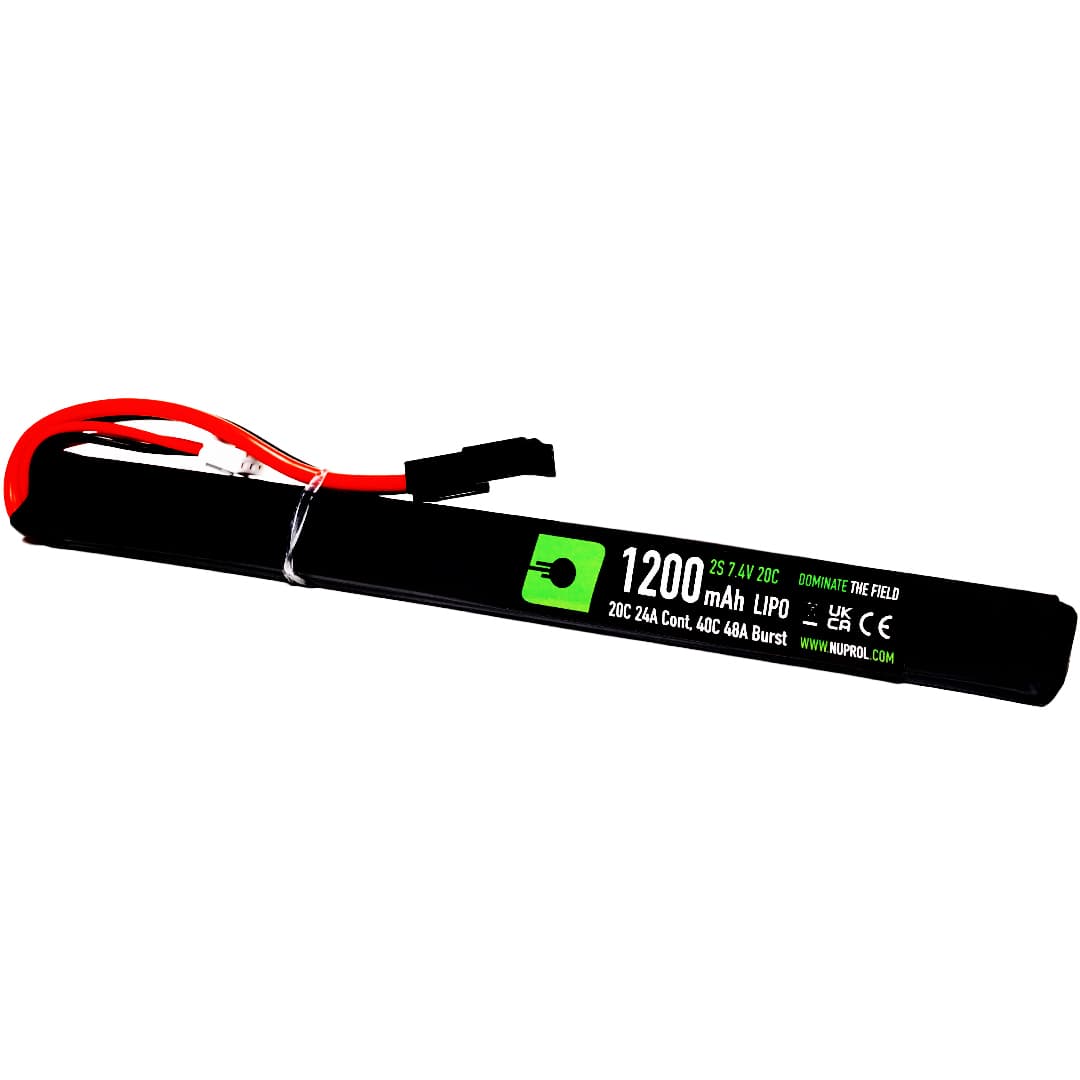 LiPo Battery 1200mAh 7.4v 20c (AK Slim Stick|Small Tamiya)