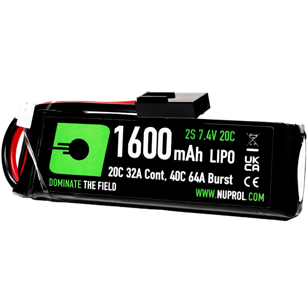 LiPo Battery 1600mAh 7.4v 20c (STK|Small Tamiya)