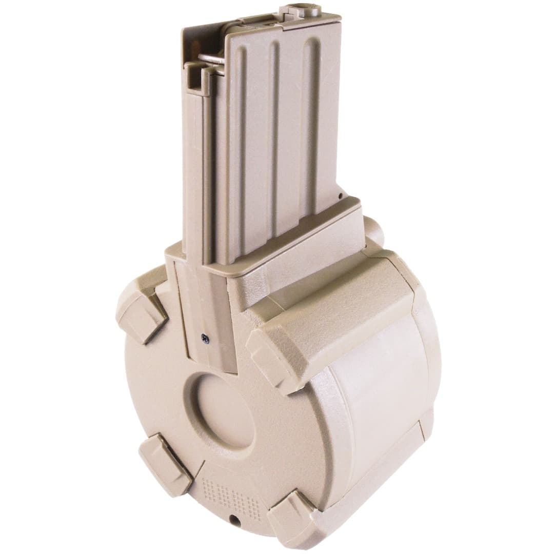 M4 LP-Drum Magazine AEG (Tokyo Marui NGRS) 1200R (Drum|Auto-Button) — image 2