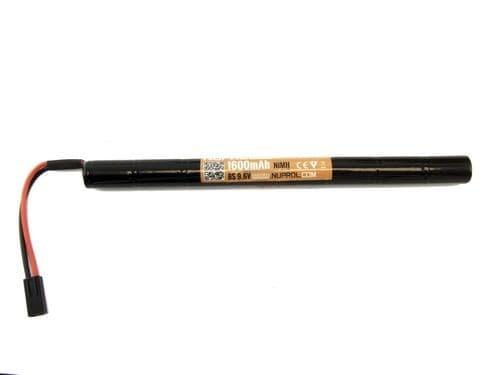Mini 1600 mAh 9.6v Stick Battery Pack